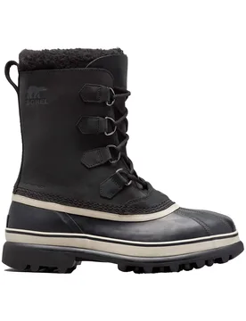 Après-skis chauds et imperméables - Caribou M Black/Dark Stone en Cuir - Taille 41 - Noir - Sorel - FashionsVida