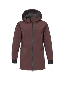 SCHÖFFEL Damen Softshell Jacke Style Suavio Hoodie dunkelrot 42 W - Schöffel - FashionsVida