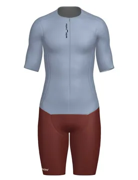 Trisuit A Maniche Corte Viper Sky Blue 2XL - Santini - FashionsVida