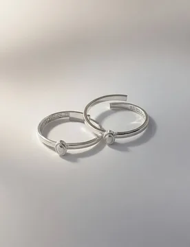 Women's Pure Silver Adjustable Slim Silver Bohemian Bichiya Toe Ring - Silver - Size: One Size - The Colourful Aura - FashionsVida