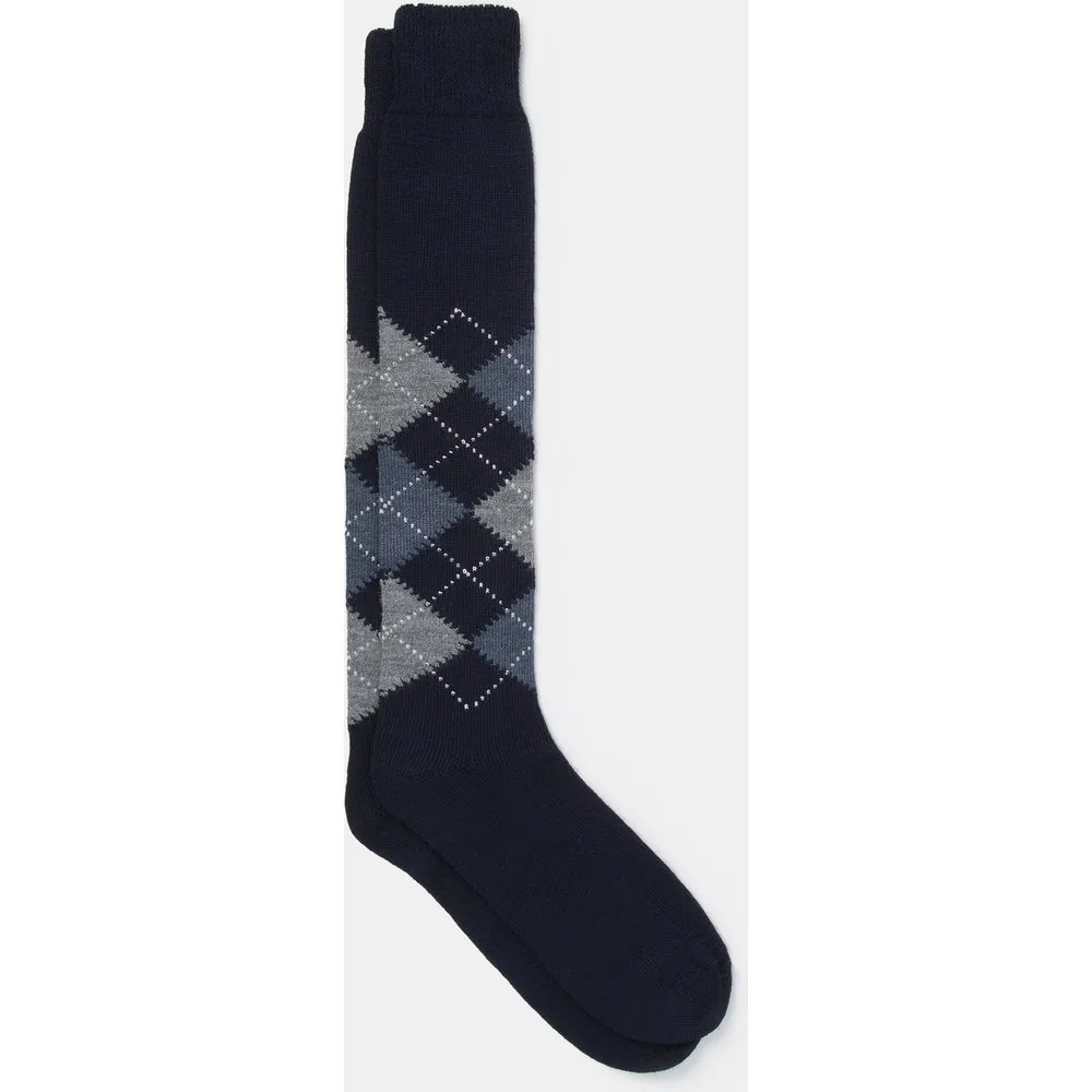 Calcetines de hombre largos intarsia - Emidio Tucci - FashionsVida