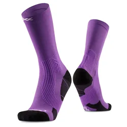 Calzini Crew Run Perform Radiant Violet EU 45-47