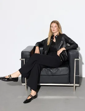 Cazadora napa tirilla de mujer - Woman El Corte Inglés - FashionsVida