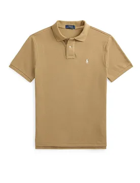 POLO Poloshirt Custom Slim Fit beige S herren - Ralph Lauren - FashionsVida