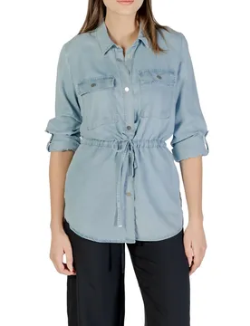 Only Hemd Azurblau 486278