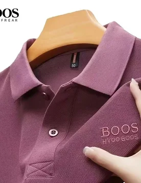 New Men's High-Quality Embroidered Logo Short Sleeve Polo Shirts - Summer Fashion Casual Comfortable Breathable T-Shirt Tops - Aliexpress - FashionsVida