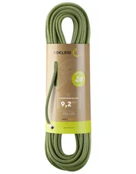 Corde d'escalade - Hummingbird Eco Dry 9,2Mm Night-Citrus - Taille 40 m - Vert
