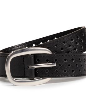 Ceinture ajourée Noir noir 100cm