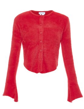 Poomi Cárdigan rojo claro