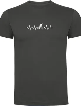 T-shirt à Manches Courtes Biking Heartbeat
