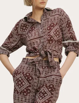 Camisa Lloyd estampada - Veronica Beard - FashionsVida