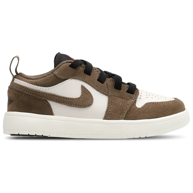 AJ1 Low Toddler Trainers - Brown - Size 2.5 - Leather - Brown - Size: 2.5 - Jordan - FashionsVida
