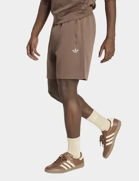 Mens Short Trefoil Essentials Spacer - Marrone, marrone marrone Uomo taglia 2XL - Adidas - FashionsVida