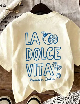 Camiseta de manga corta con cuello redondo y estampado divertido casual para niña preadolescente, top de verano - Shein - FashionsVida