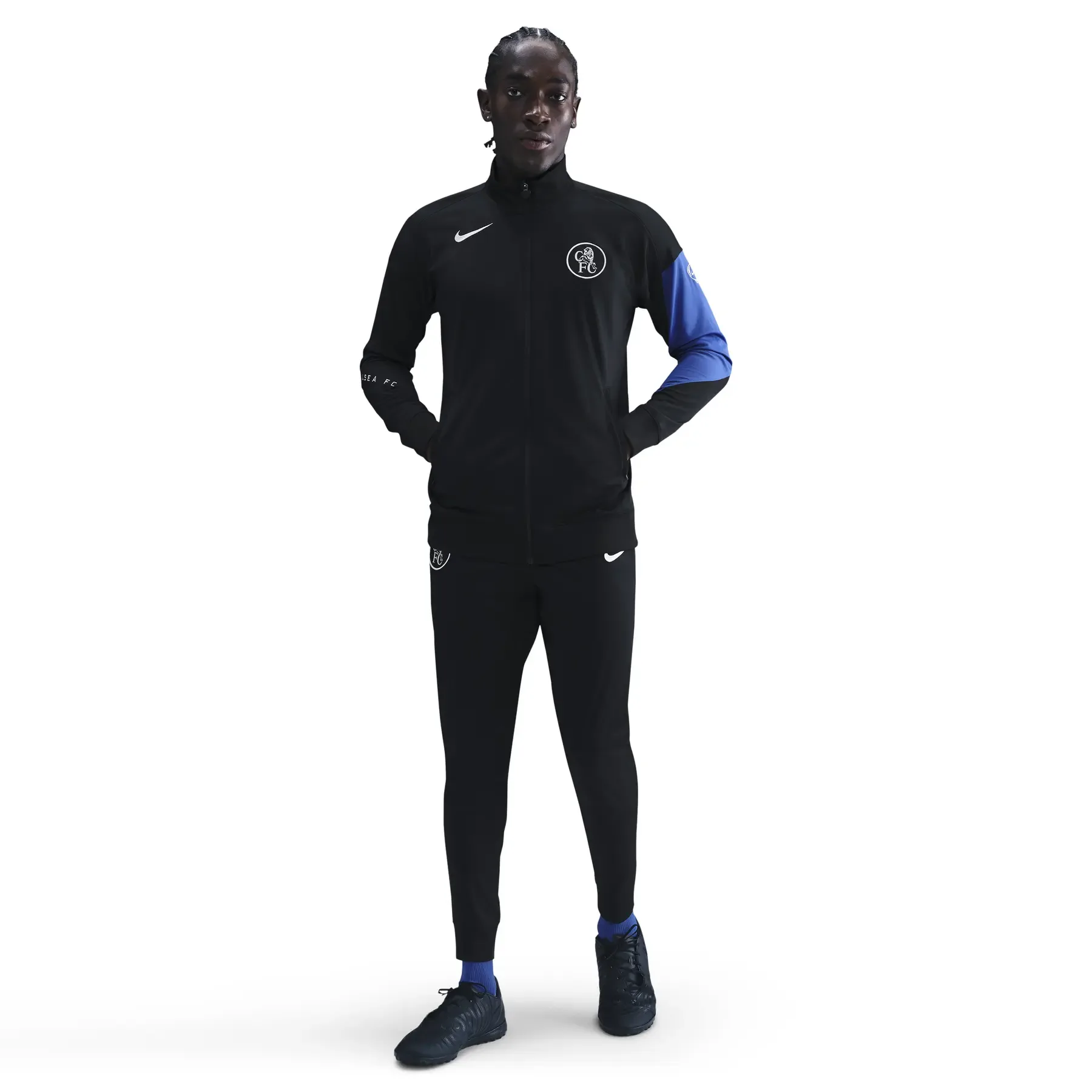 Chelsea Trainerjacke Strike Third 2025/26 - Noir - male - Size: S - Nike - FashionsVida