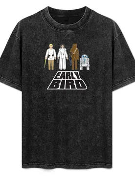 Early Bird Action Figures T-Shirt Comfort Stretch Tee Shirt - Aliexpress - FashionsVida