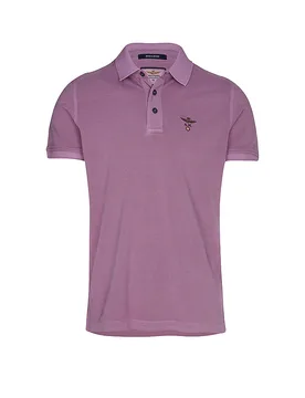 Polo violet S - Aeronautica Militare - FashionsVida