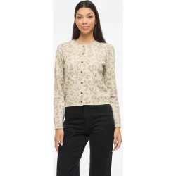 Cárdigan de punto mujer animal print