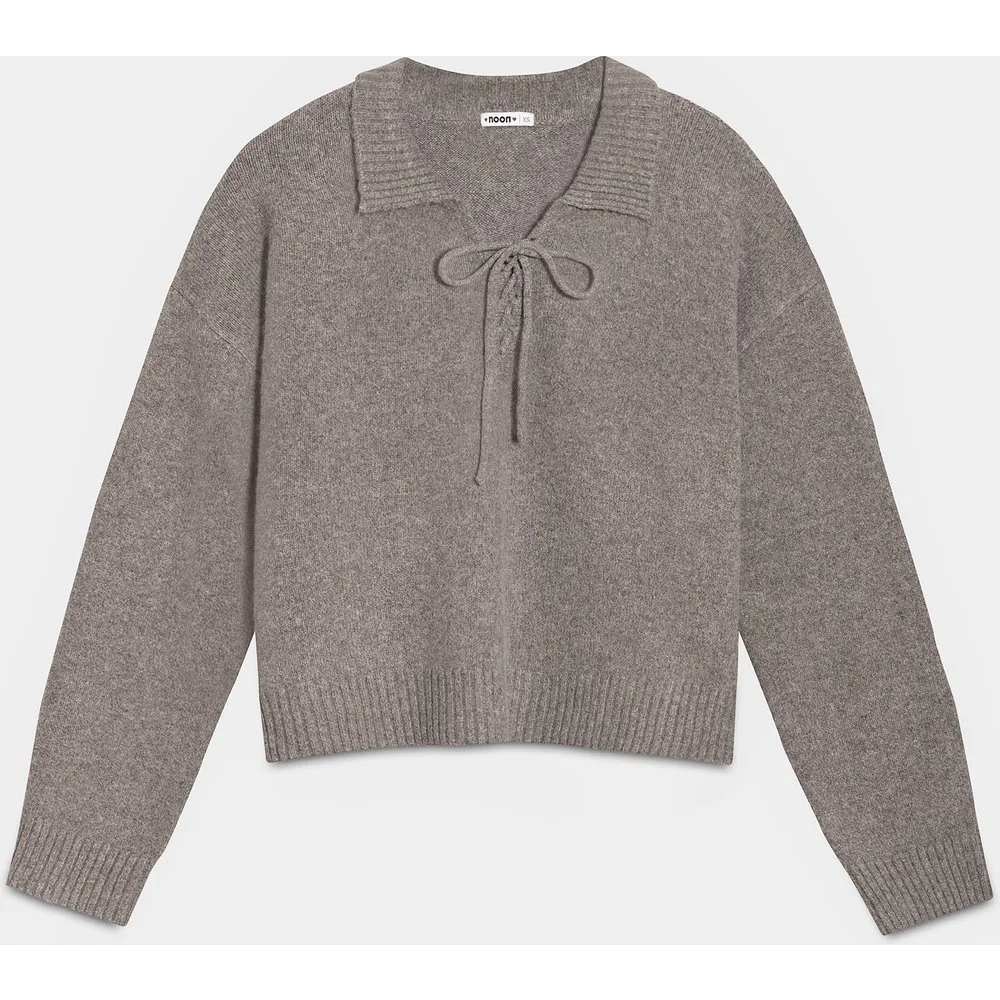 Noon - Jersey cuello polo de mujer - Noon - FashionsVida