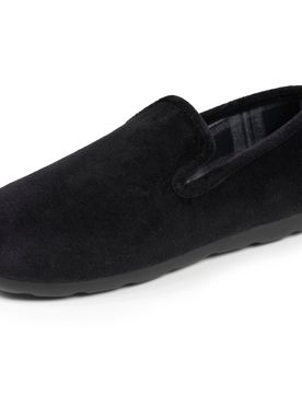 Chaussons charentaises Noir Tartan tartan gris 43
