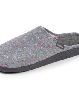 Chaussons mules ergonomiques Pois gris pois gris 42