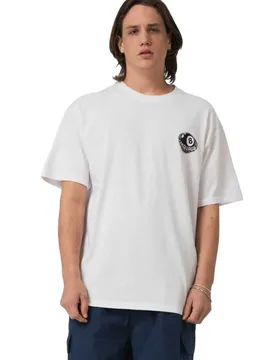 T-shirt à Manches Courtes Winkowski Eighth Planet White L - Santa Cruz - FashionsVida