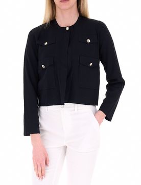 LIU JO Cardigan in viscosa NERO XS