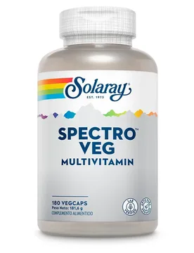 Capsules Spectro Multi-vita-min 180 Unités - Solaray - FashionsVida