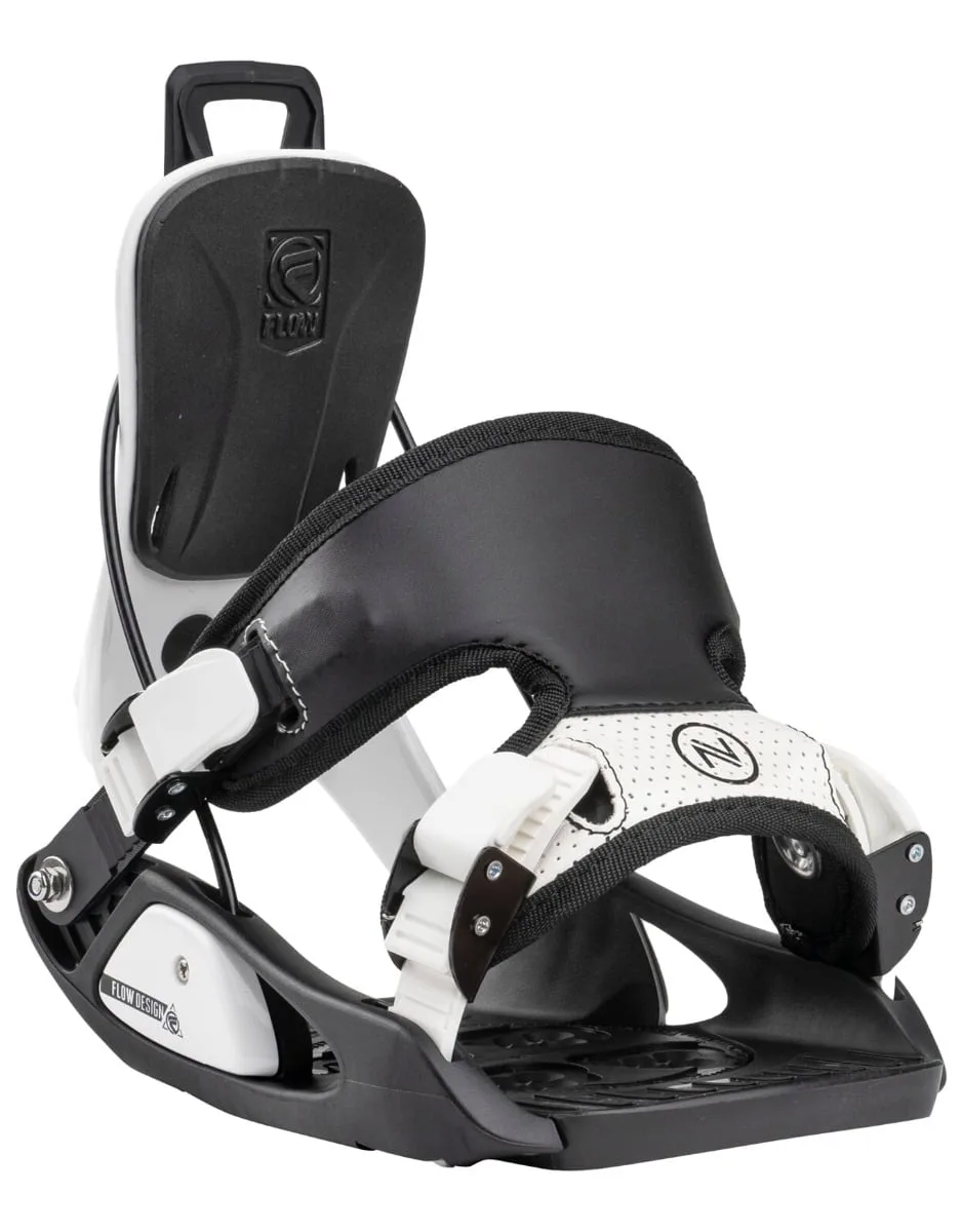 Snowboard Bindungen Micron Stormtrooper Kindergröße XS Weiß - Nidecker - FashionsVida