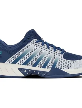 Express Light Pickleball Shoes Blue Opal / Blanc De Blanc / Lollipop UK 6.5 - K-swiss - FashionsVida