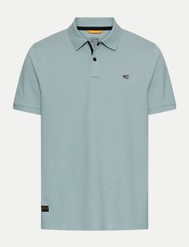 Poloshirt mit Kontrastdetails Blau M