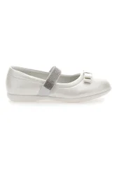 Ballerine Bianco Perlato Con Strass 522 33
