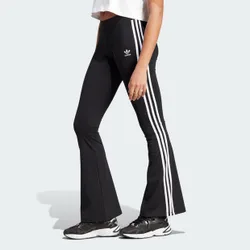 Flareds Damen Leggings - Schwarz - Größe L (42-44) - Baumwoll-Canvas Black L (42-44)