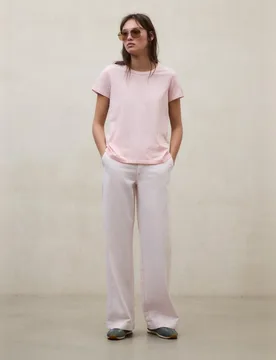 Camiseta de mujer con corte regular y cuello redondo - Ecoalf - FashionsVida