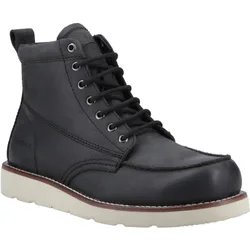 Toronto Leather Mens Black Ankle Boots - Size Uk 7