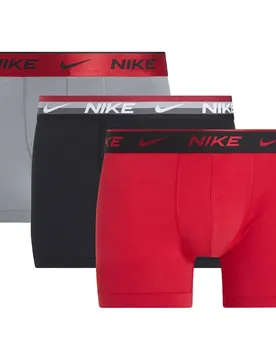 Boxers Eday Trunk 3 Unités Black / Metallic Armory / Uni Red / Cool Grey XL