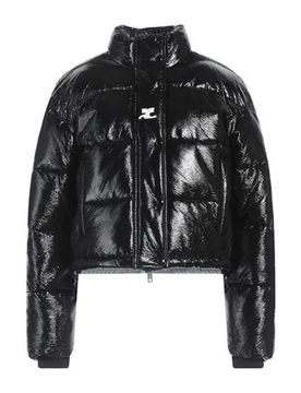 COURRÈGES Pufferjacke & Daunenjacke Damen Schwarz L,M Damen