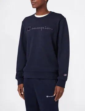 FELPA GIROCOLLO CON LOGO TONO SU TONO XXL - Champion - FashionsVida