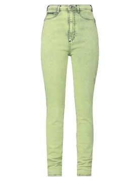 Jeanshose Damen Limettengrün 25 Damen