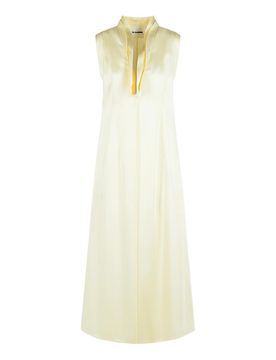 Vestito In Acetato E Viscosa Avorio