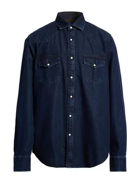 Camisa vaquera Hombre Azul marino 50,52,54 Hombre - Moorer - FashionsVida