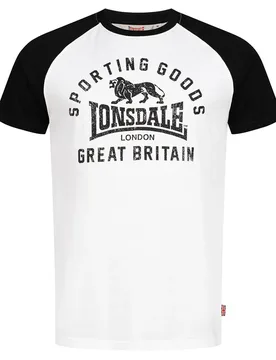 T-shirt à Manches Courtes Trenance White / Black 3XL - Lonsdale - FashionsVida