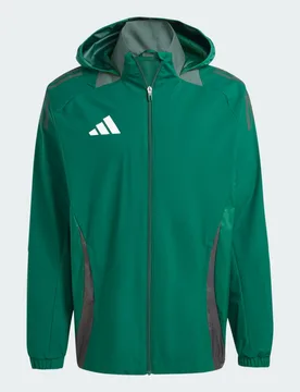 Giacca Tiro 24 Competition All-Weather L Team Dark Green - Adidas - FashionsVida