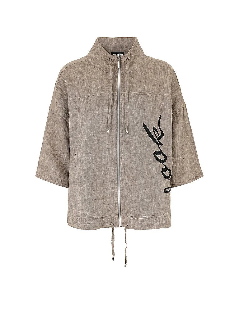 Leinenjäckchen camel 50 damen - Doris Streich - FashionsVida
