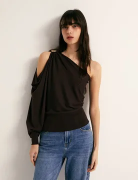 Sfera - Top asimétrico - Sfera - FashionsVida
