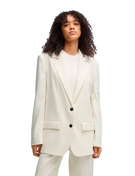 Hugo Blazer Anetali 10270598 01 Natural 36 - Hugo Boss - FashionsVida