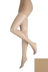 Pair Nude 10 Denier Run Resist Tights Ladies Medium - - Skin Tones - Size: Medium