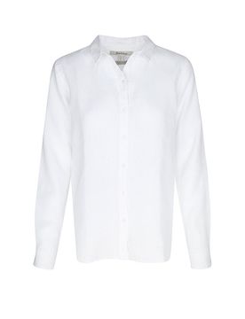 Leinenhemd MARINE weiss 44 damen