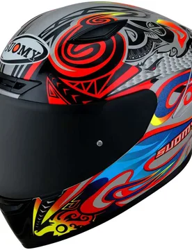 Casco Moto Integrale Racing TRACK-1 FLYING taglia M - Suomy - FashionsVida