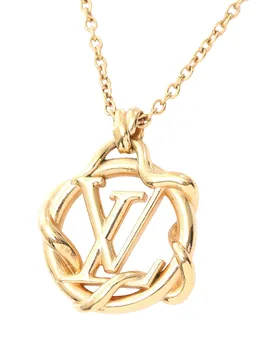 Gold Plated Garden Louise Necklace - Louis Vuitton - FashionsVida